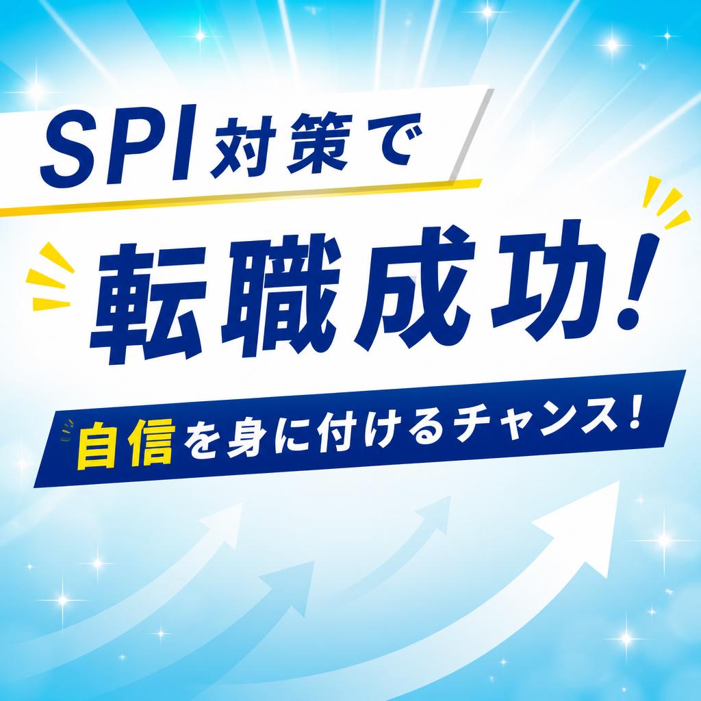 SPI対策で転職成功！自信を身に付けるチャンス！